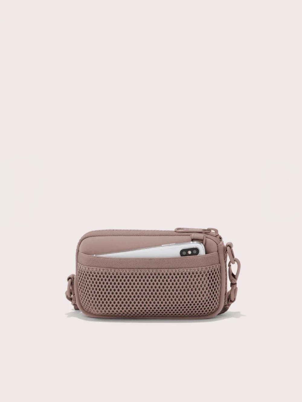 Dagne Dover Mauve Crossbody Pouch with Adjustable Strap - Picture 10 of 13